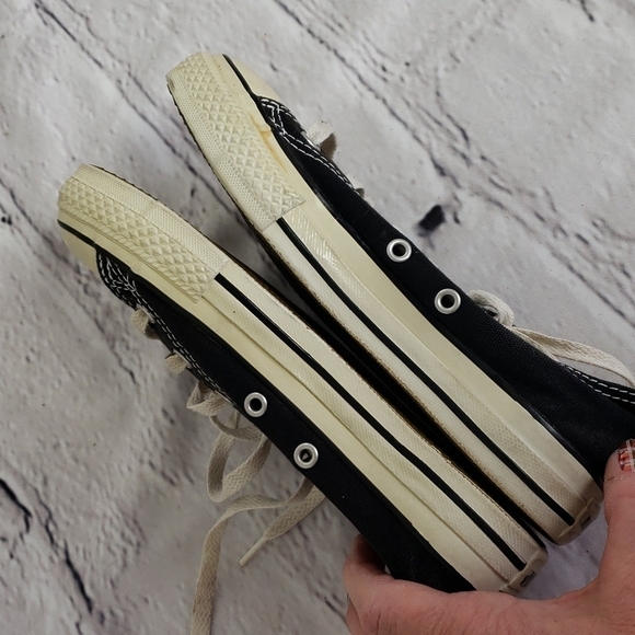 VINTAGE 2001 Converse EUC  Kid 1.5 Black - Picture 7 of 10